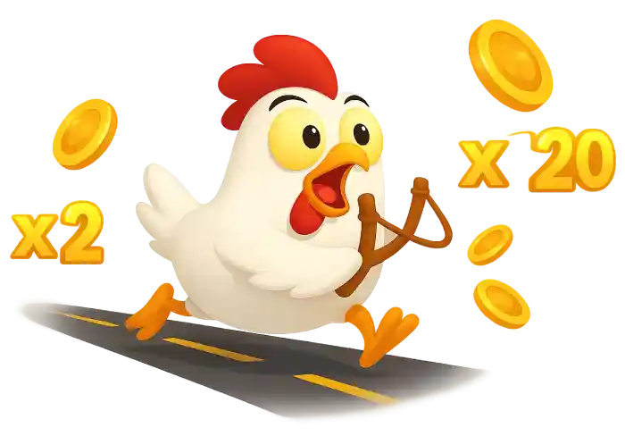 Logo officiel du jeu Chicken Road par Inout Games